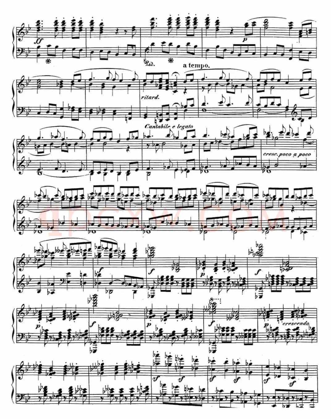贝多芬钢琴奏鸣曲29 钢琴（锥子键琴）降B大调 Op.106 B-flat major