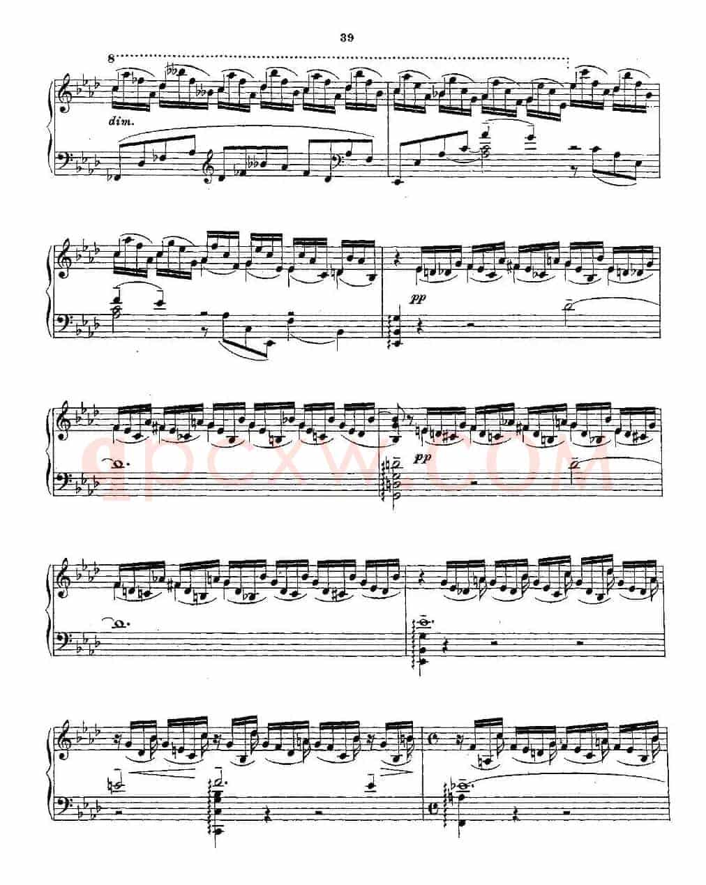 10首《前奏曲》之八（Rachmaninoff 10 Preludes, Op.23）