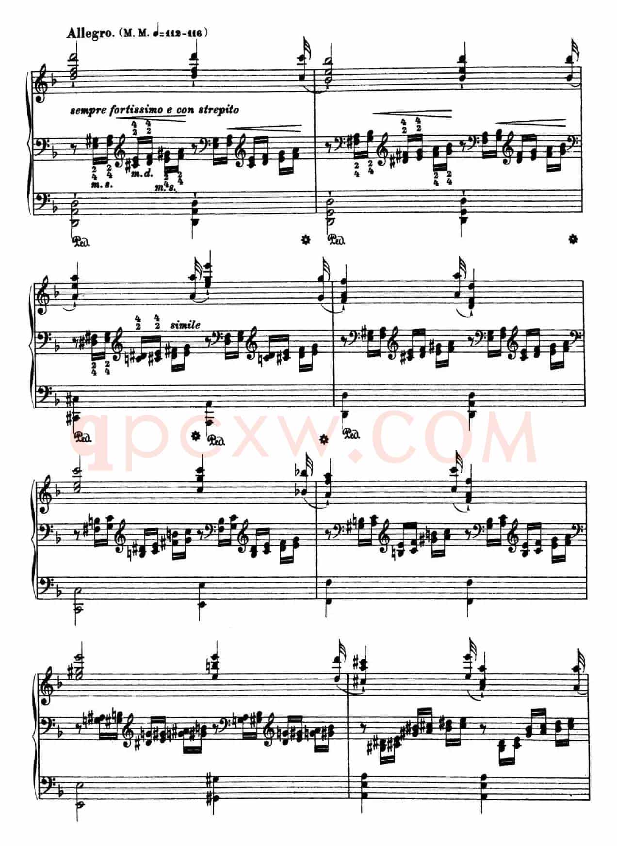 12 Etudes d'execution Transcendante S.139(12首超技练习曲·4)