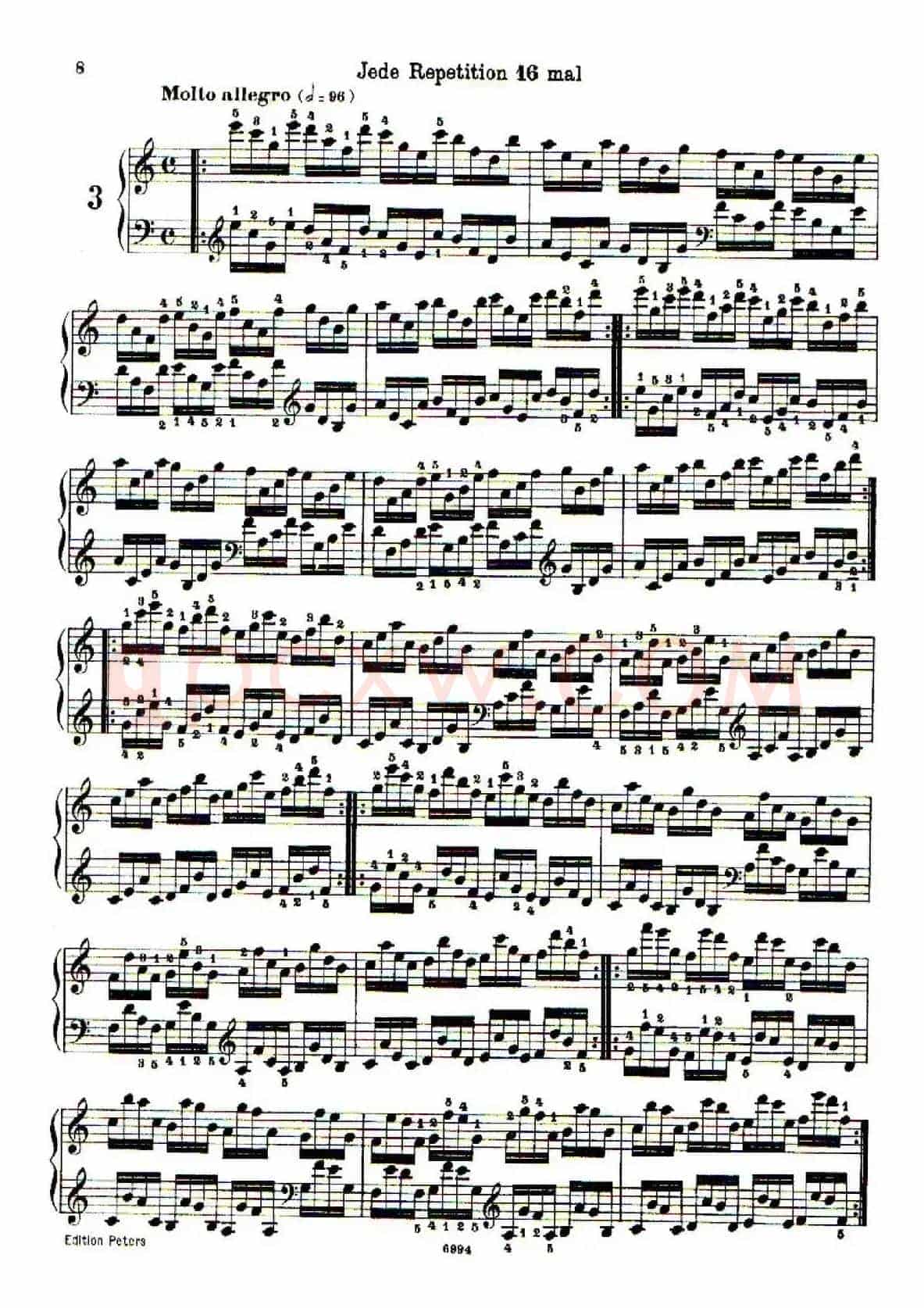 School of the Virtuoso Op.365(60首钢琴高级练习曲·3)