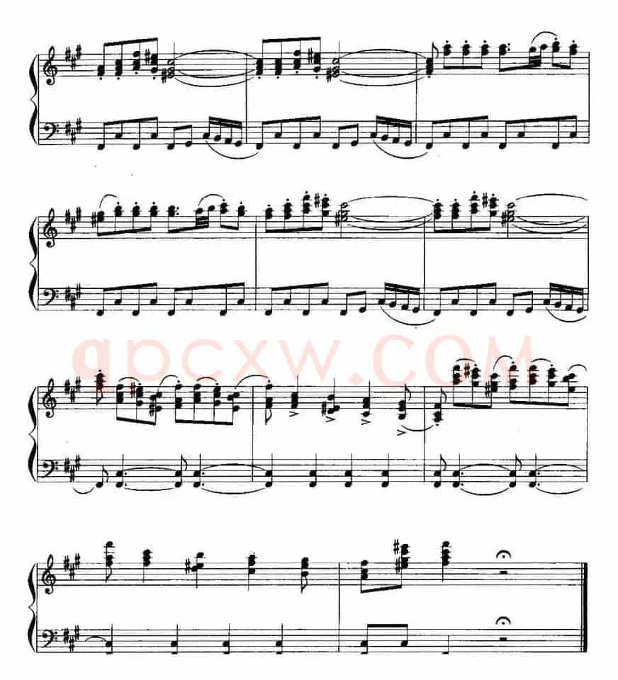 儿童手风琴曲：四小天鹅舞曲