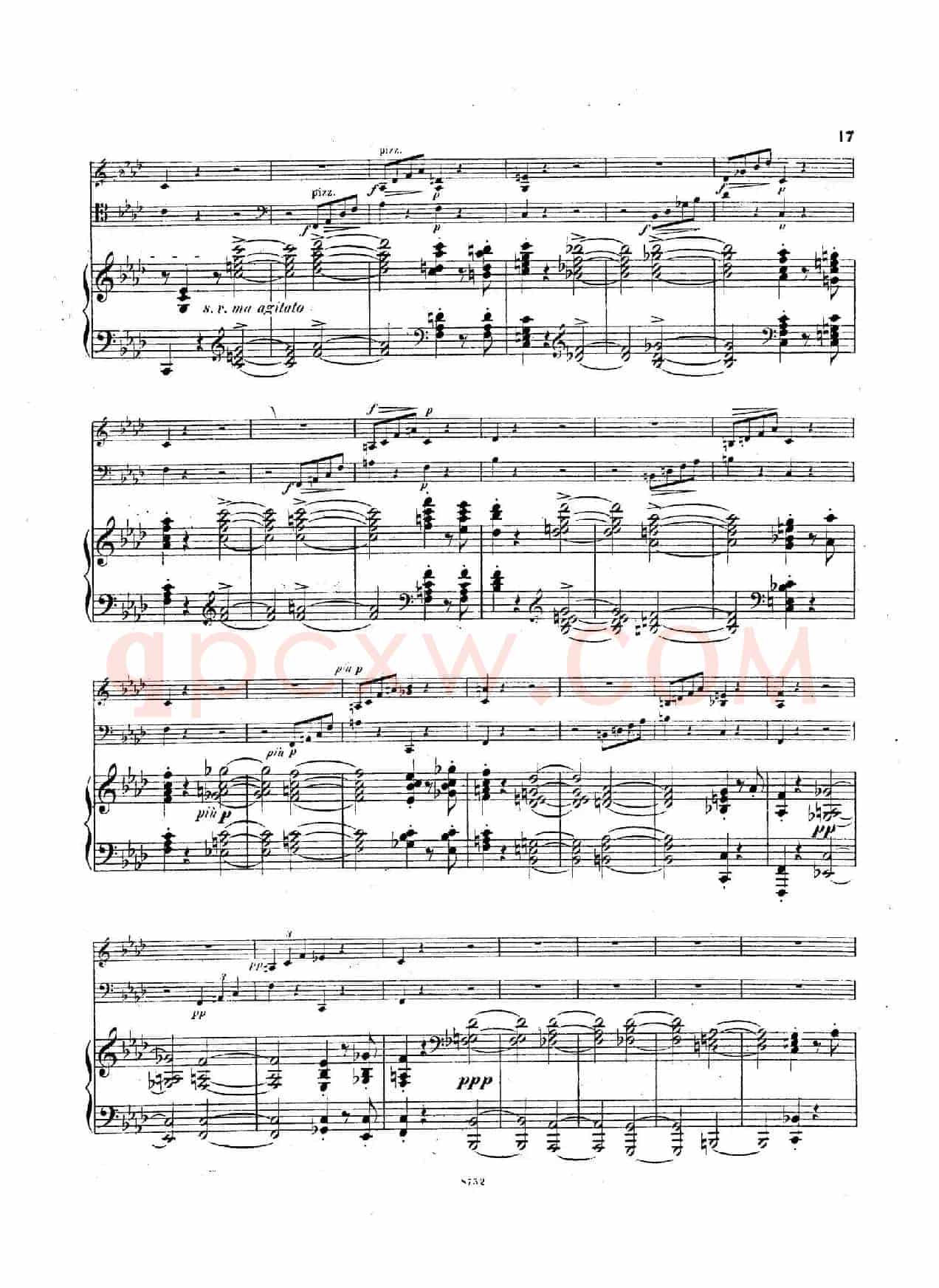 Piano Trio No.3 in c Minor Op.101(c小调第三钢琴三重奏)