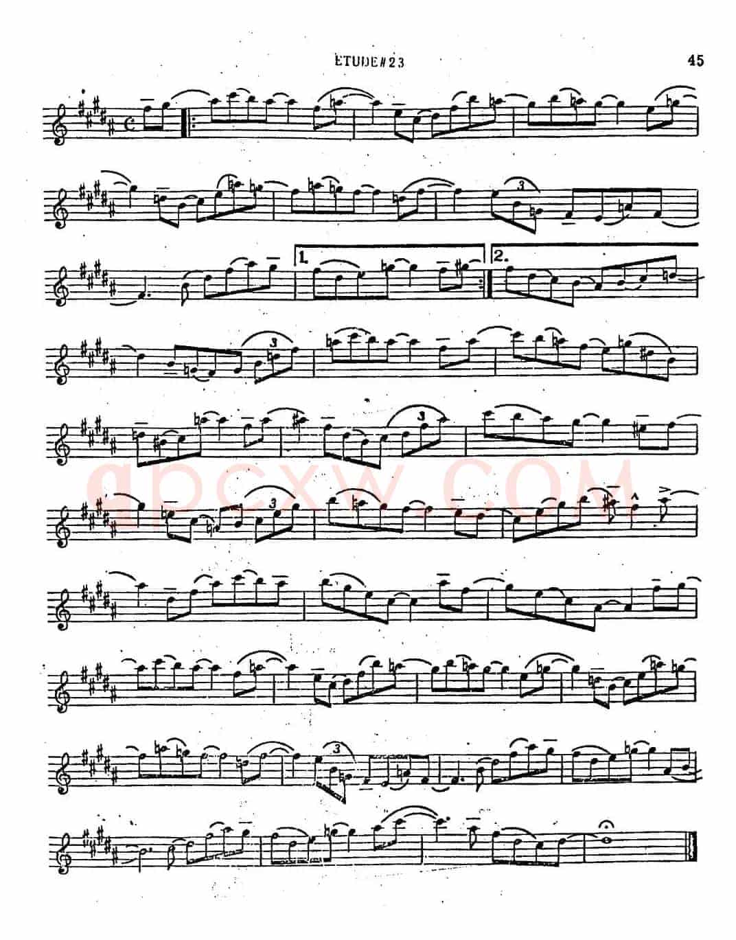 Intermediate Jazz Conception by Lennie Niehaus（25 Jazz Etudes）