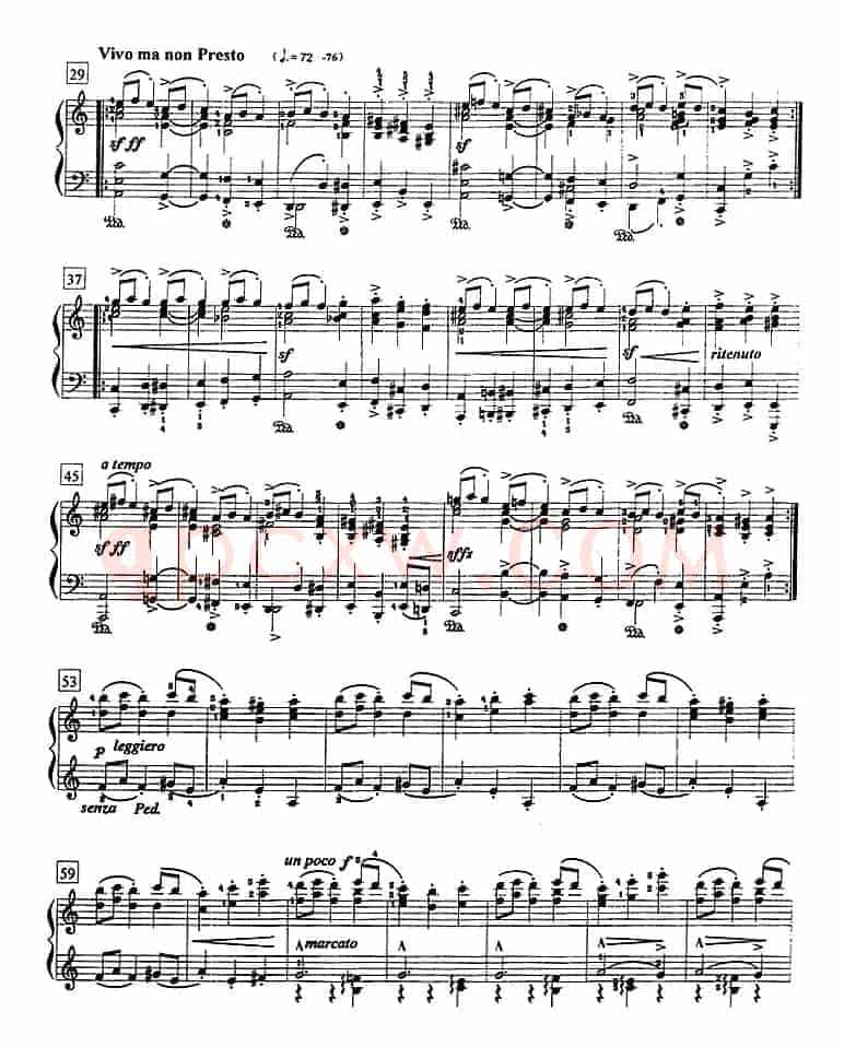 钢琴教程第八级 中外乐曲（富里安特舞曲）