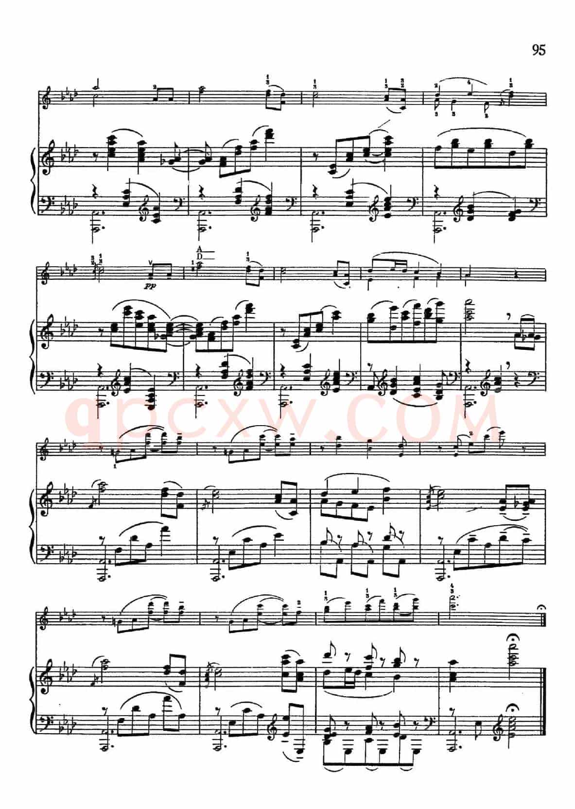 摇篮曲（Cradle Song）（小提琴+钢琴伴奏）