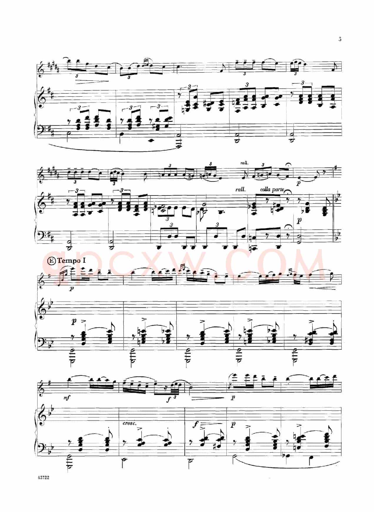 15首古典萨克斯独奏曲：1、Canzonetta（中音萨克斯+钢琴伴奏）