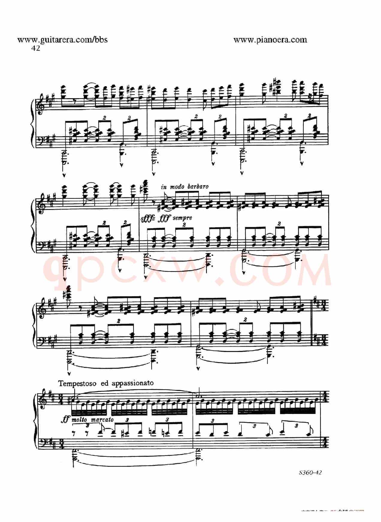 Fourth Piano Sonata S.360(第四钢琴奏鸣曲)