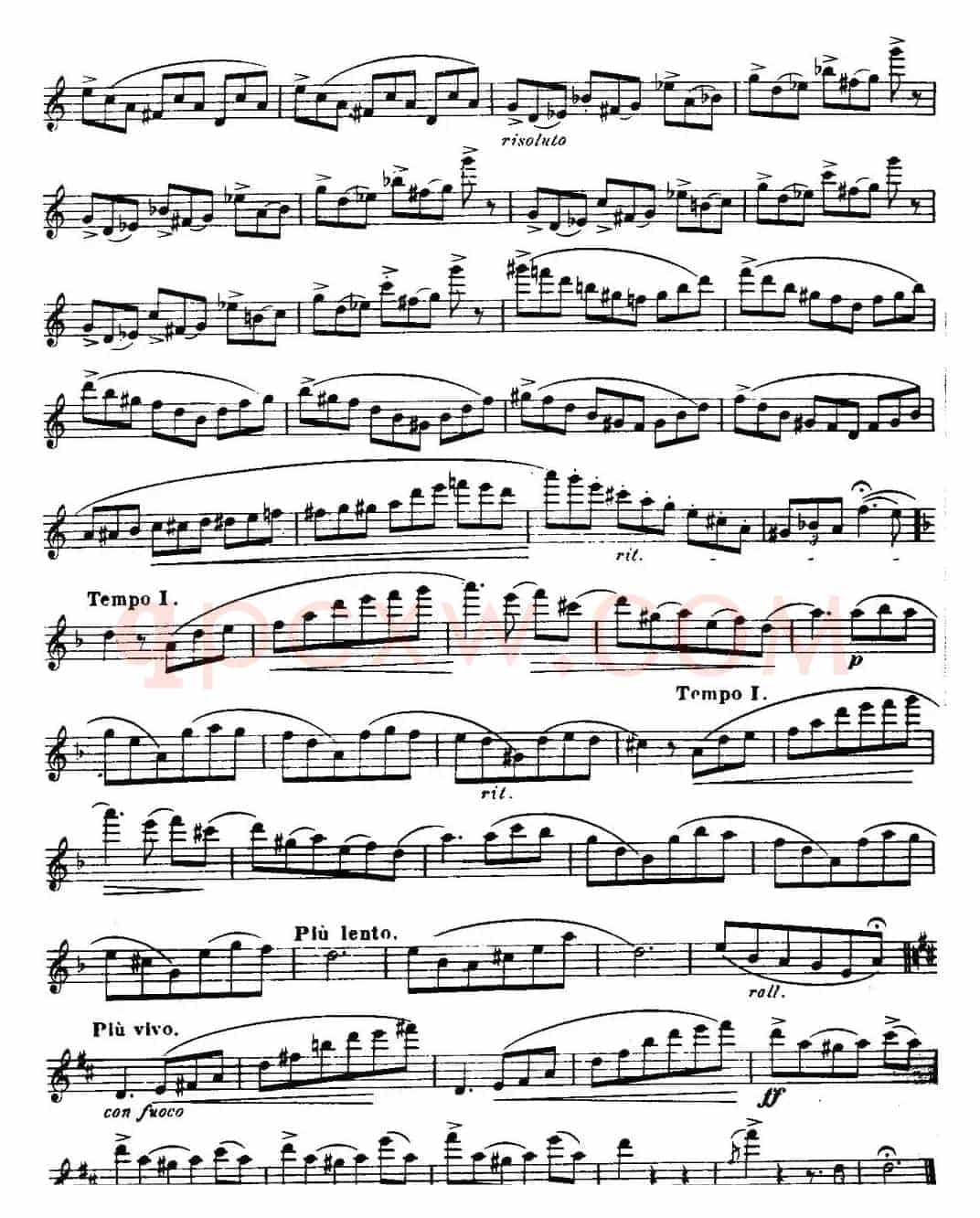 柯勒长笛练习曲作品33号(第二册)(8)