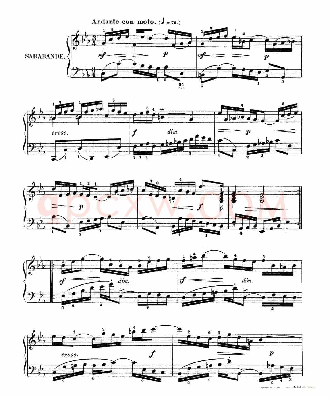 Six Partitas BWV 825-830(6首帕蒂塔·2)