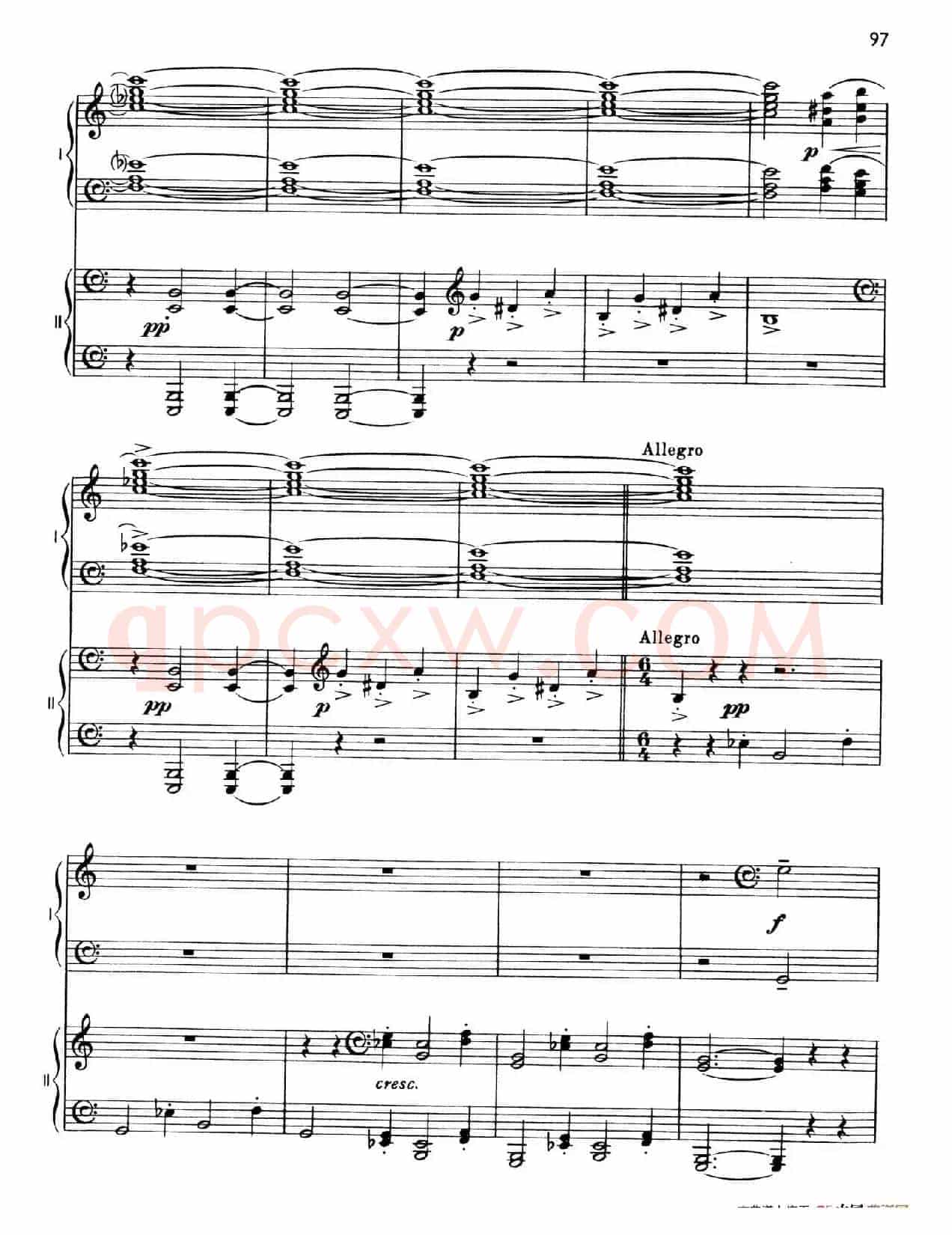 The Planets Op.32（双钢琴）（行星·第六乐章 天王星—魔术师）
