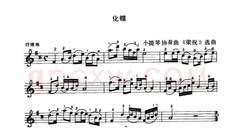 化蝶（《梁祝》选曲）