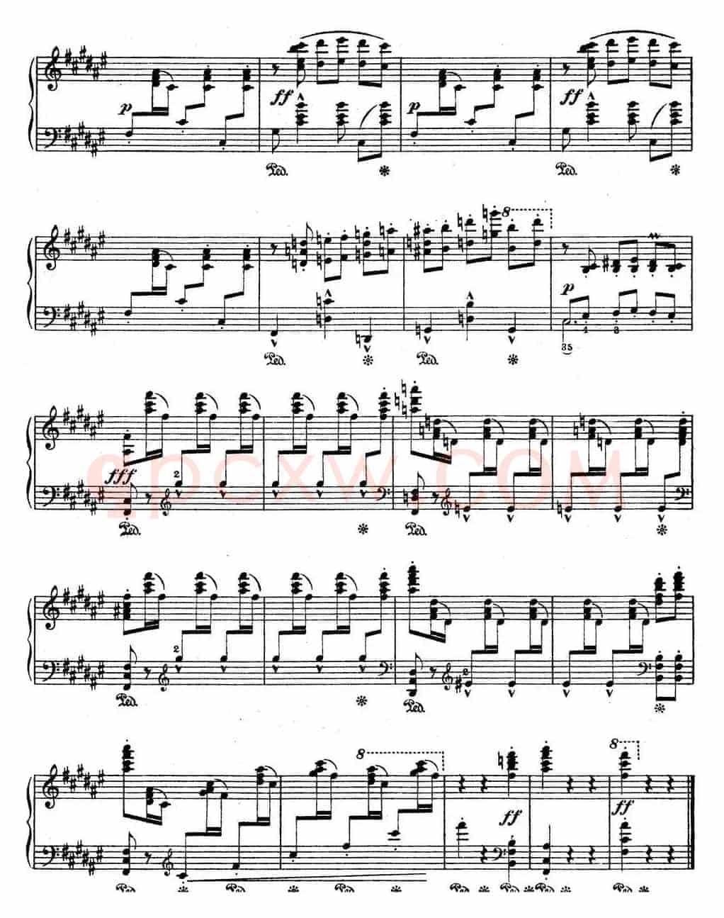 Suite Espanola Op.47（西班牙组曲·Ⅶ）
