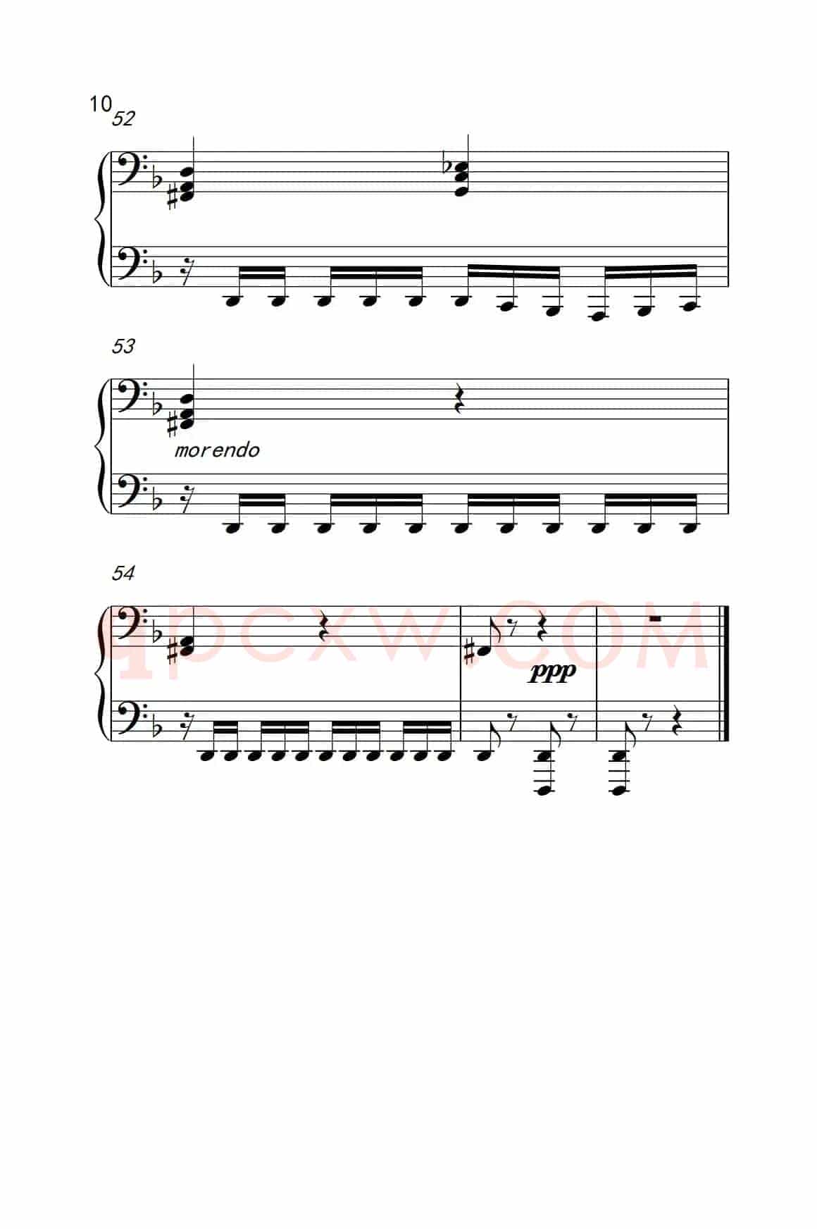 莫什科夫斯基 钢琴练习曲（第九首）