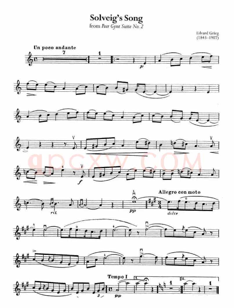 Solveig’s Song