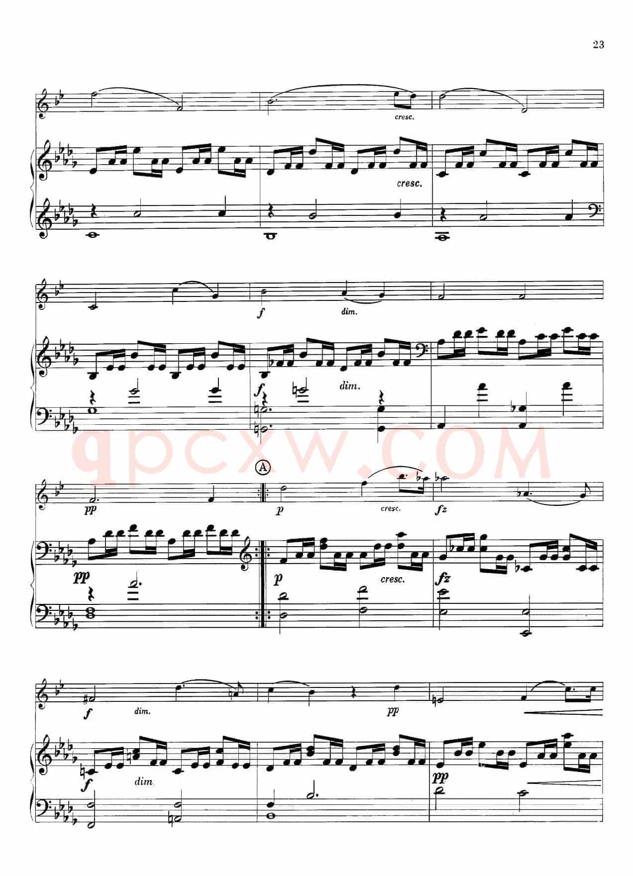 15首古典萨克斯独奏曲：5、Romantic Piece（中音萨克斯+钢琴伴奏）