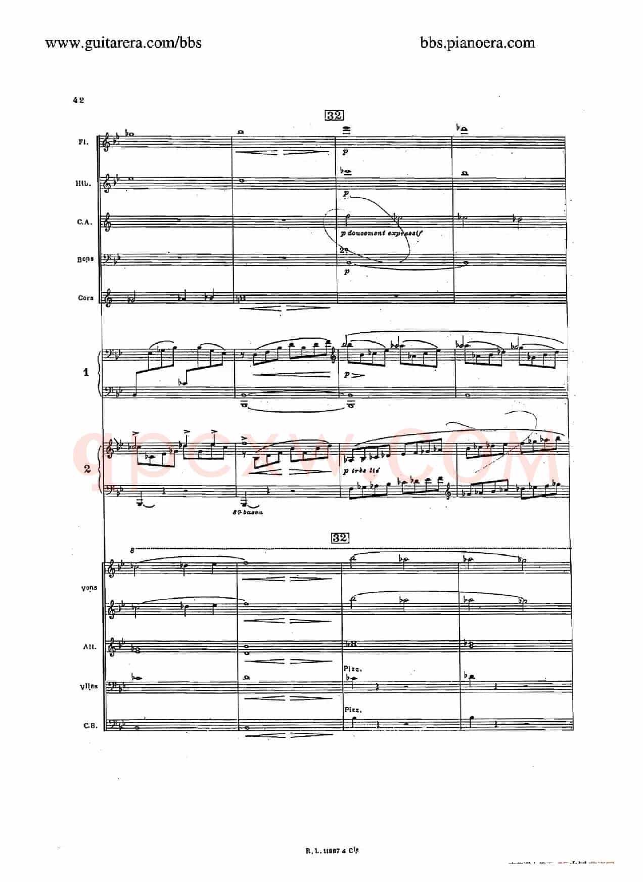 Concerto for 2 Pianos in d Minor(d小调双钢琴协奏曲·总谱)