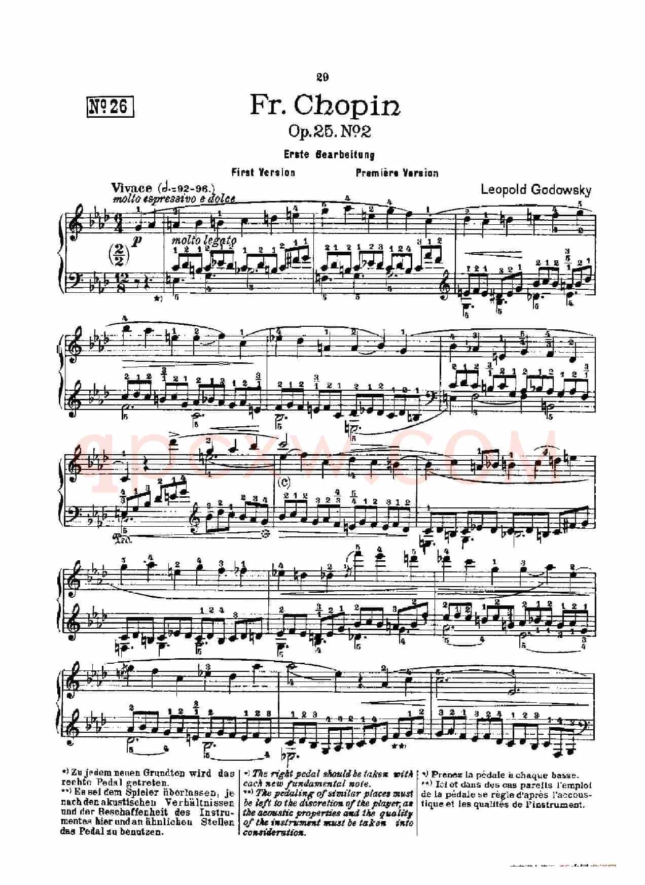 53首以肖邦练习曲为素材而作的练习曲（No.26）