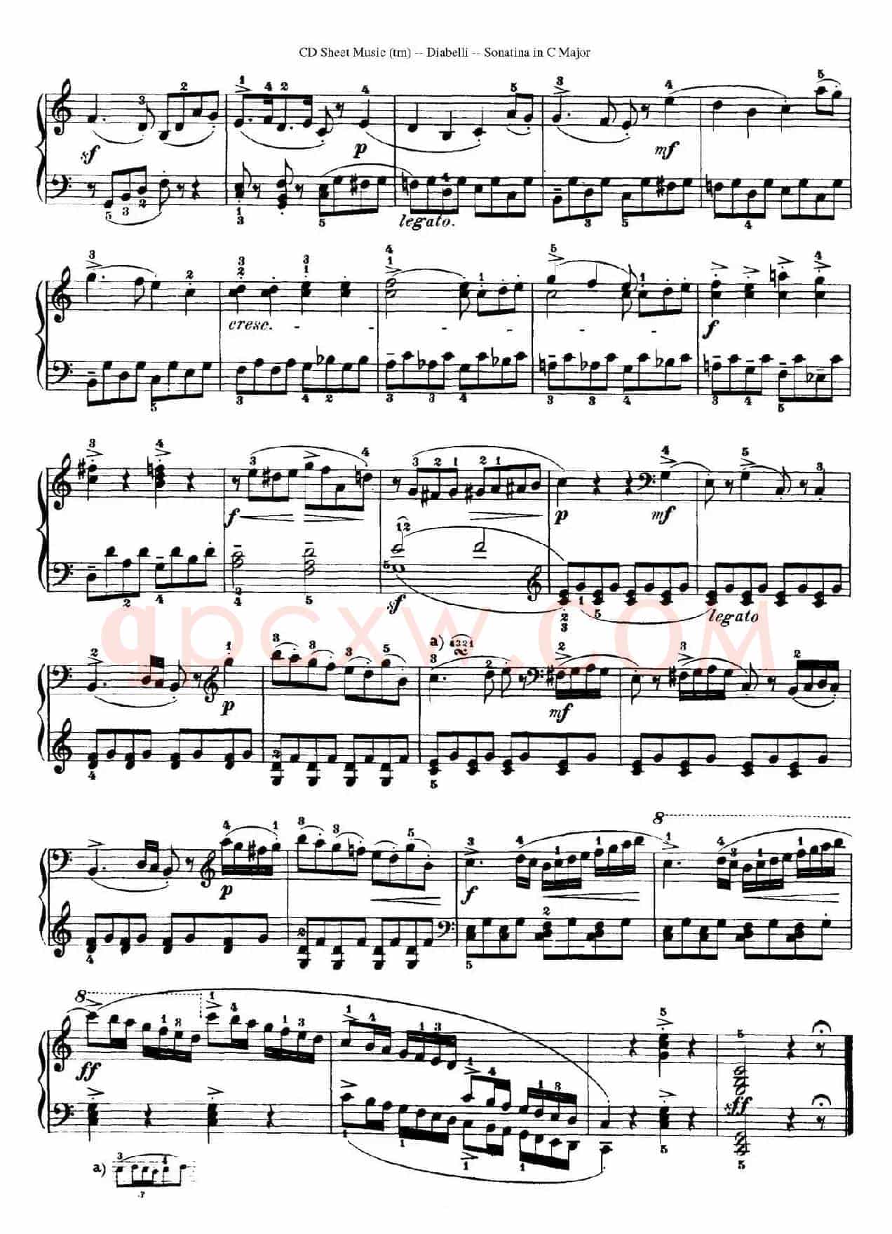 4 Piano Sonatinas（4首钢琴小奏鸣曲）（Op.151 No.4）