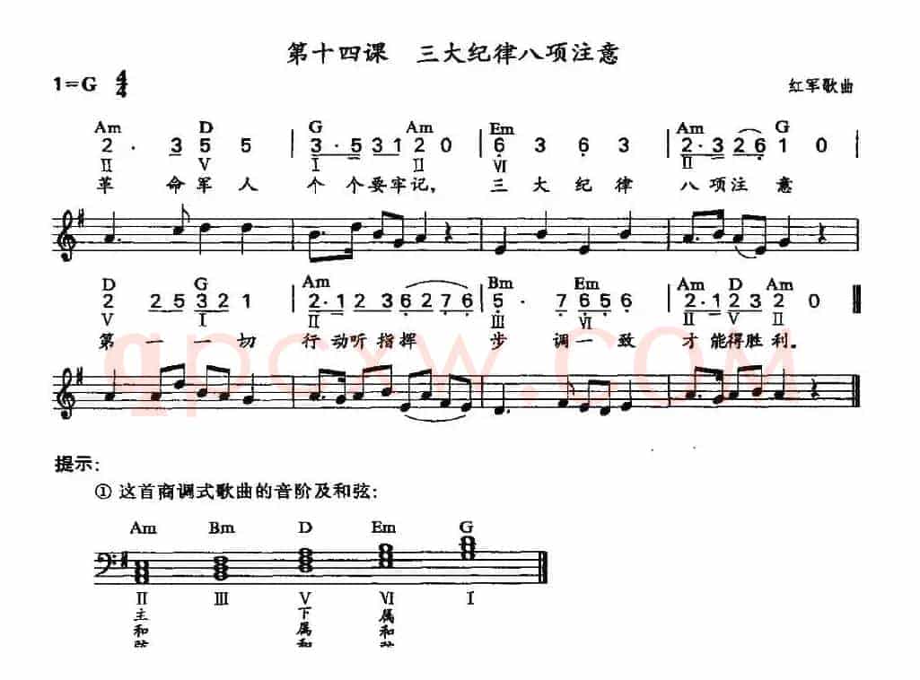 三大纪律八项注意