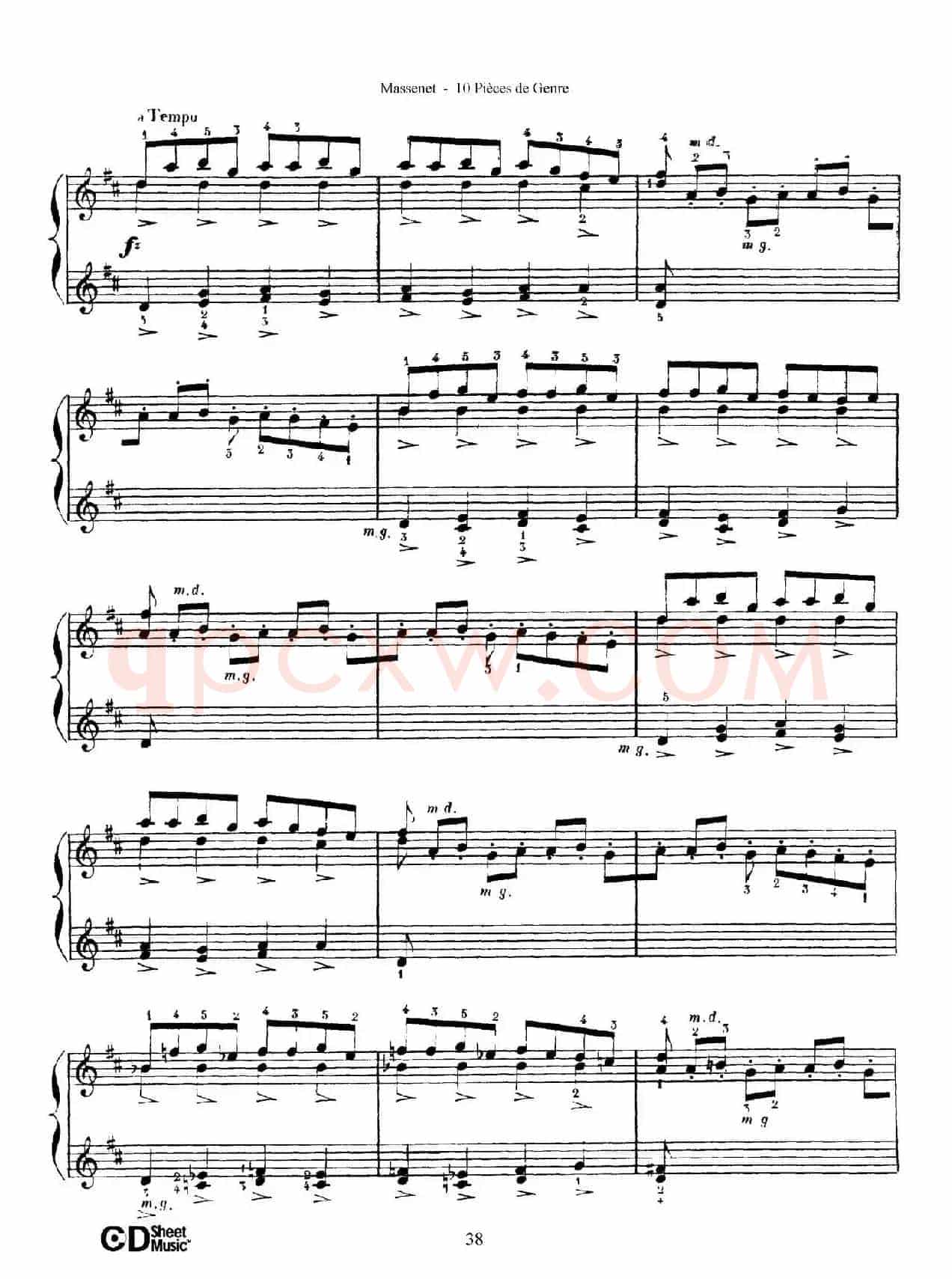 Dix Pièces de Genre Op.10(10首个性小品·Ⅹ)