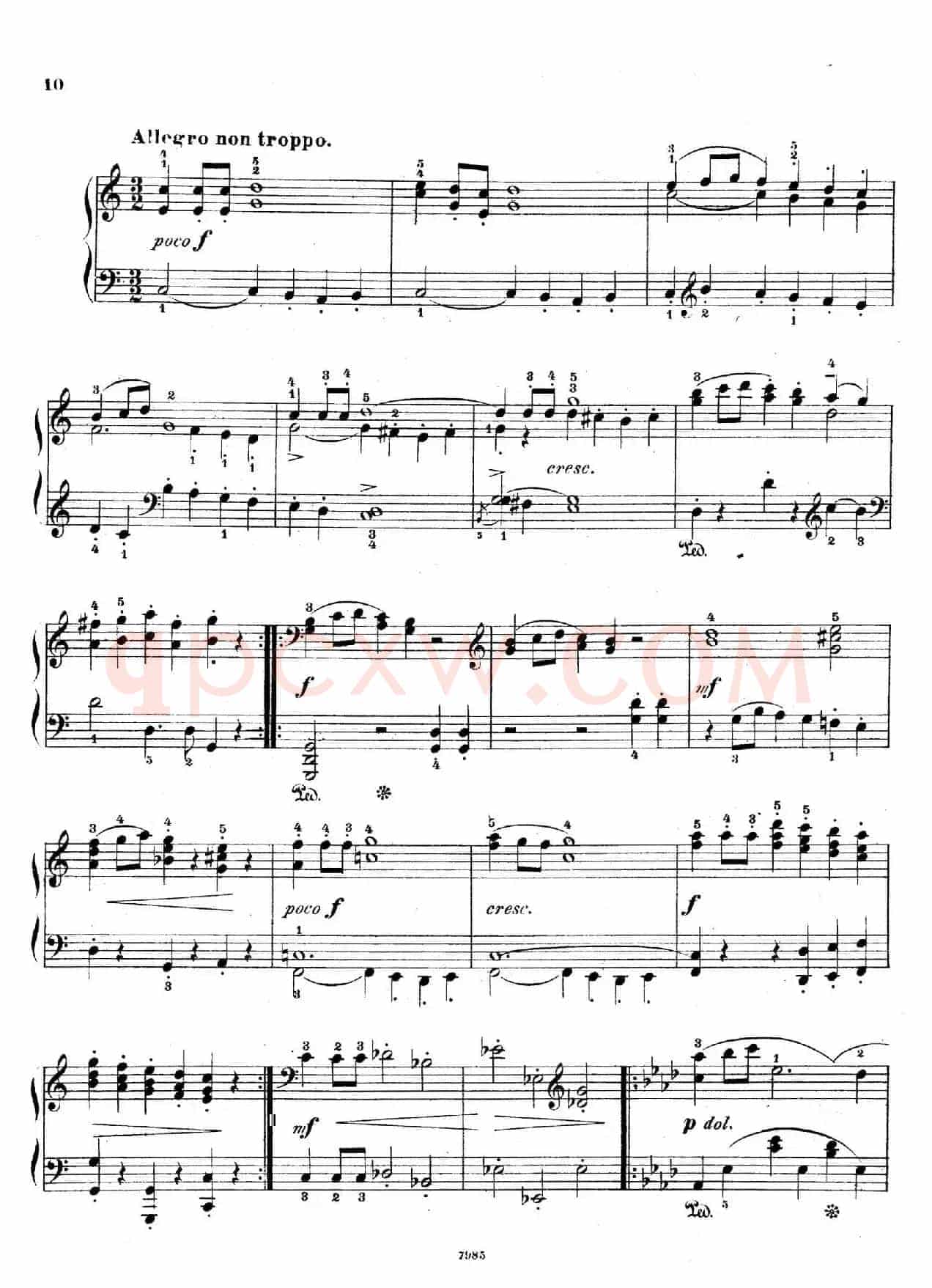 Five Sonatinas Op.70（5首钢琴小奏鸣曲·1）