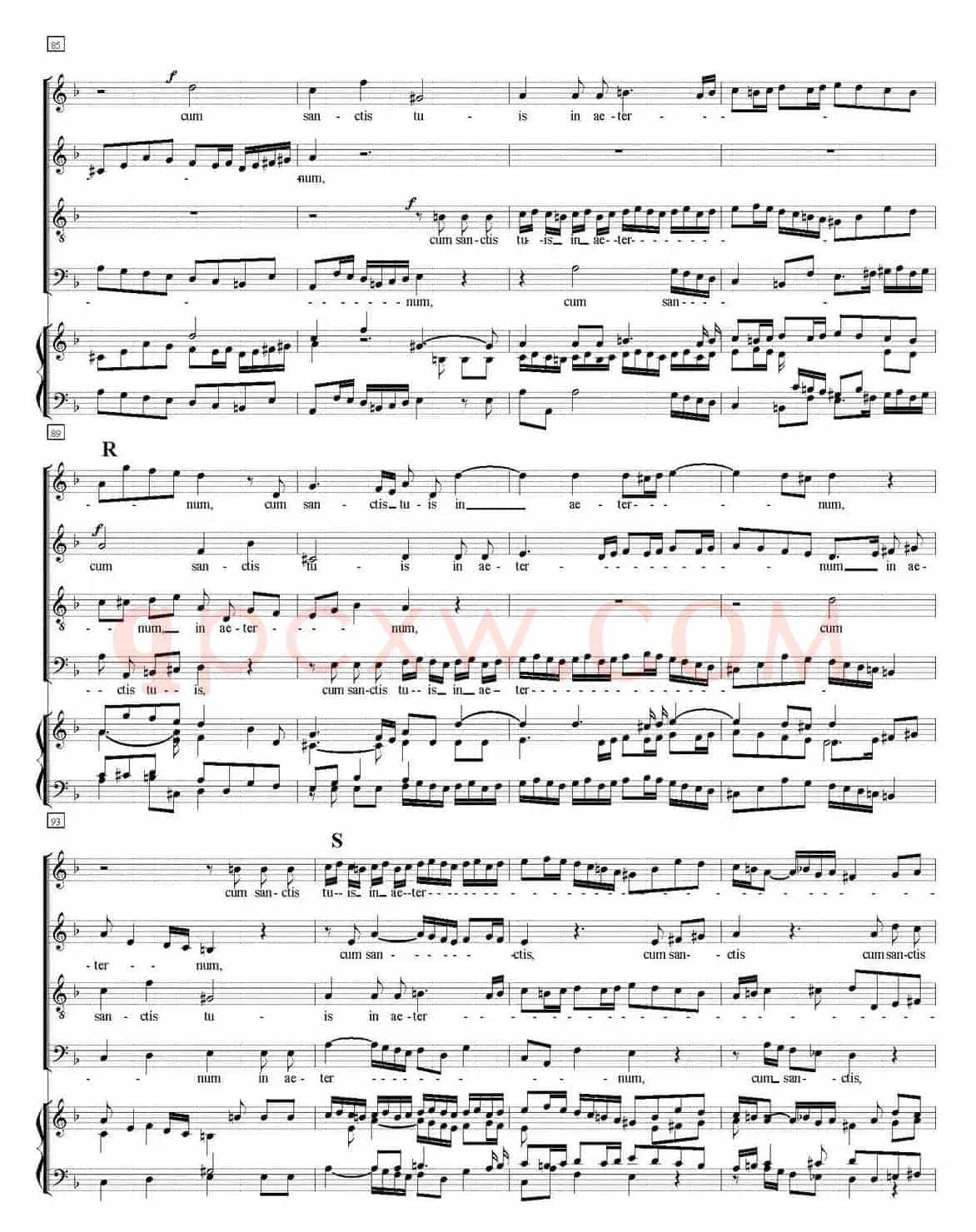 N°12 Agnus Dei（萨克斯四重奏+钢琴伴奏）