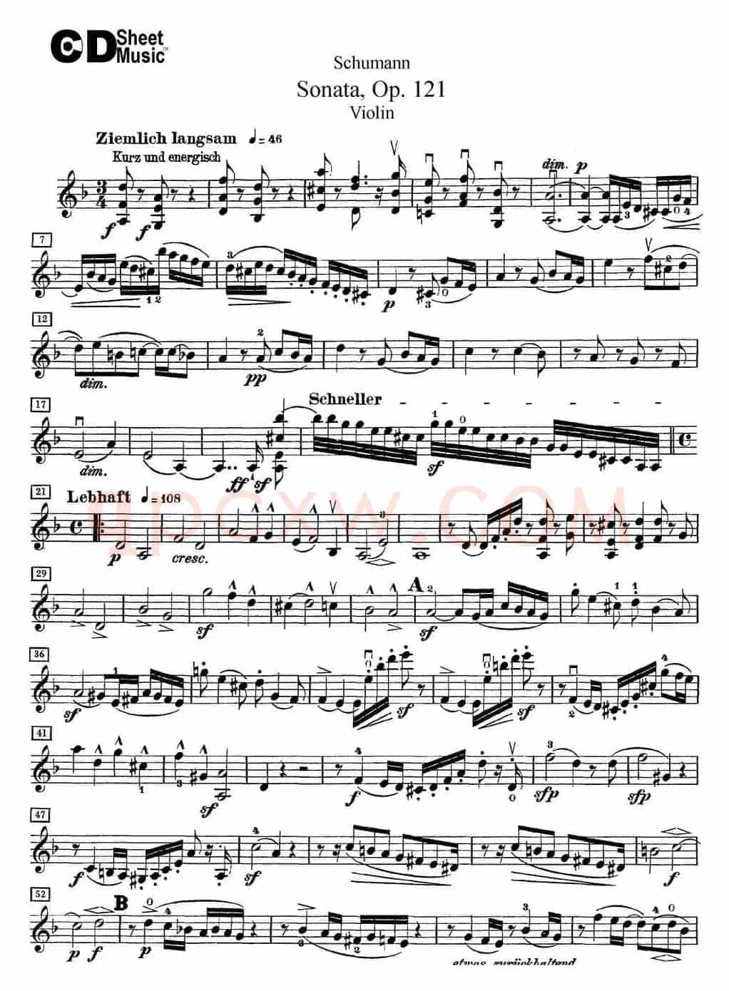 Violin Sonata Op.121