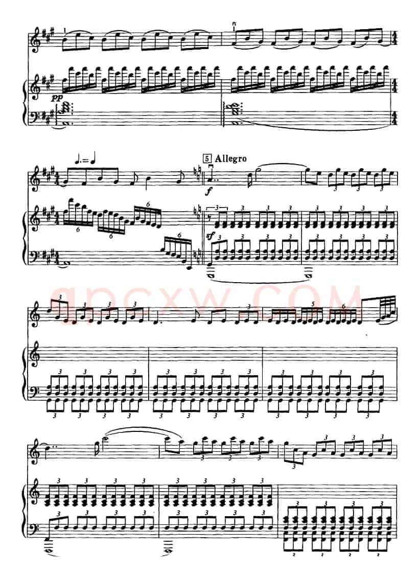第一二胡协奏曲：第三乐章（二胡+钢琴伴奏）