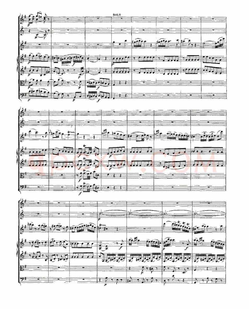 Concerto in D for Flute, K.314(D大调长笛协奏曲)