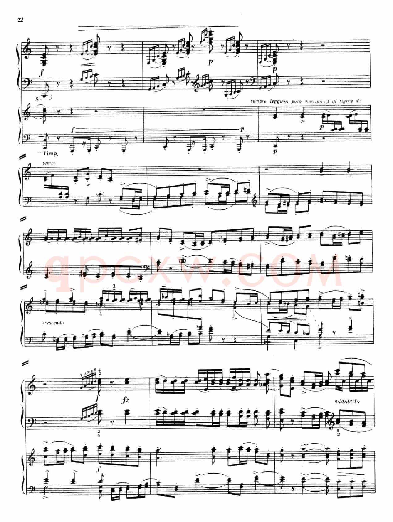 Piano Concerto No.2 in c Minor Op.50(c小调第二钢琴协奏曲·Ⅰ·双钢琴)