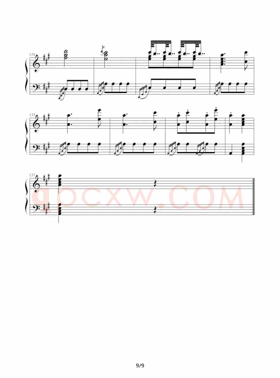 土耳其进行曲（莫扎特曲、魔鬼的枷锁制谱版）