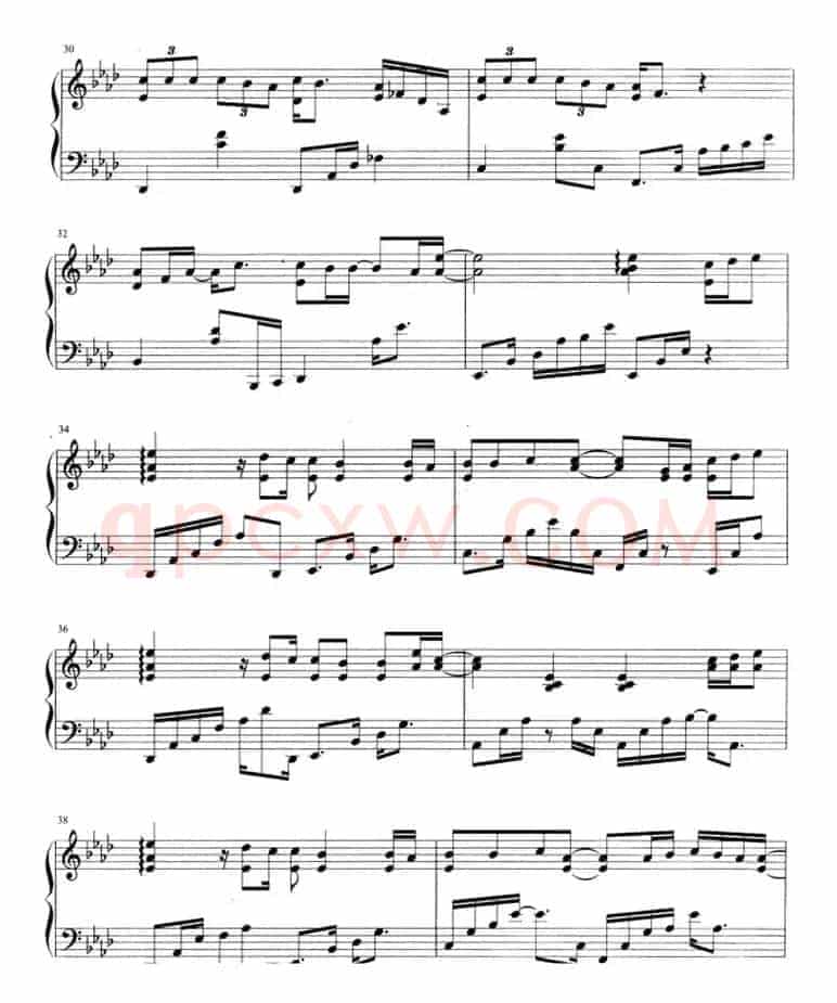 流行歌曲改编的钢琴曲：彩虹弯弯
