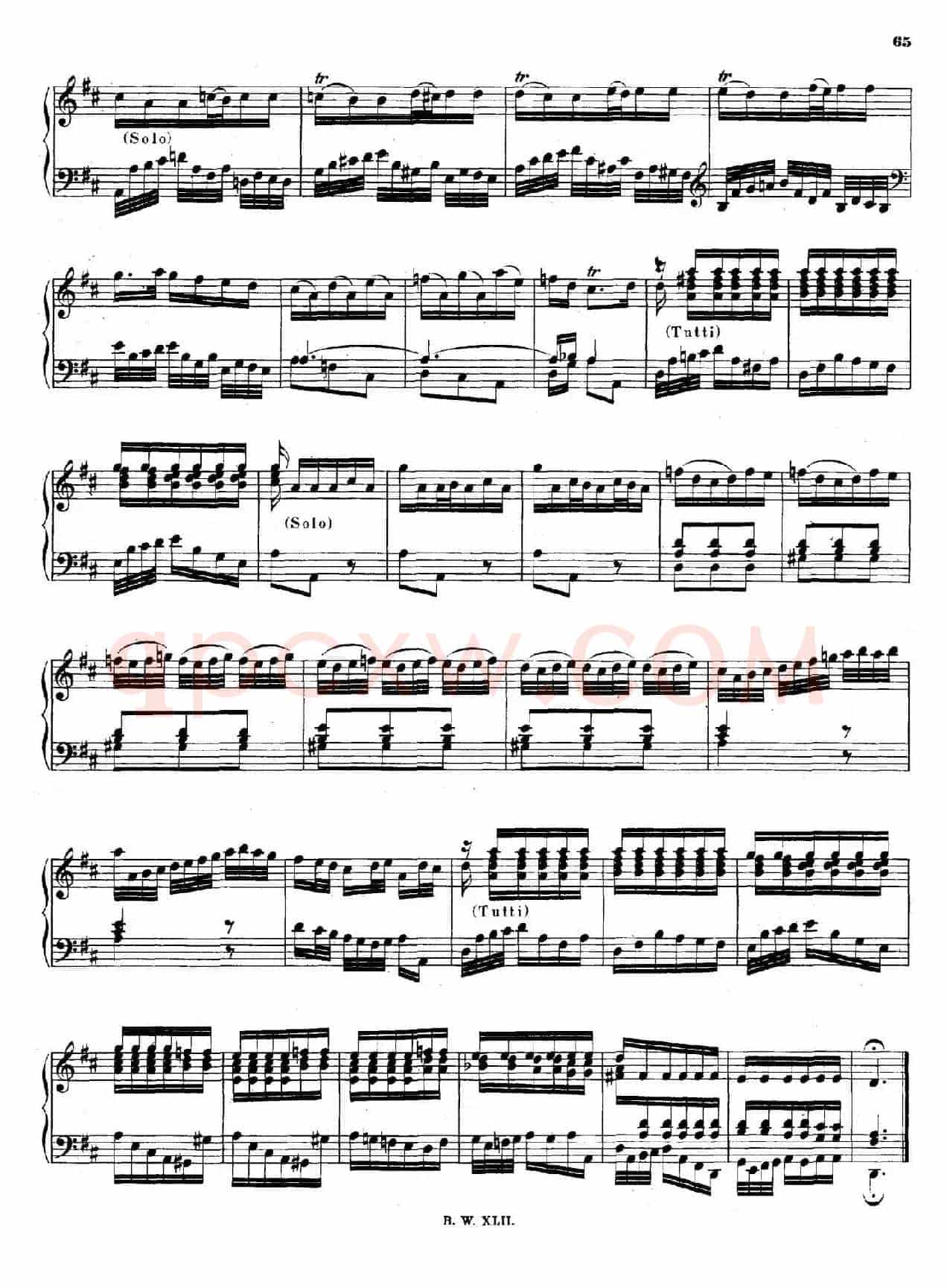 16 Concertos BWV 972-987(十六首为独奏古钢琴而作的协奏曲)(P1——10)