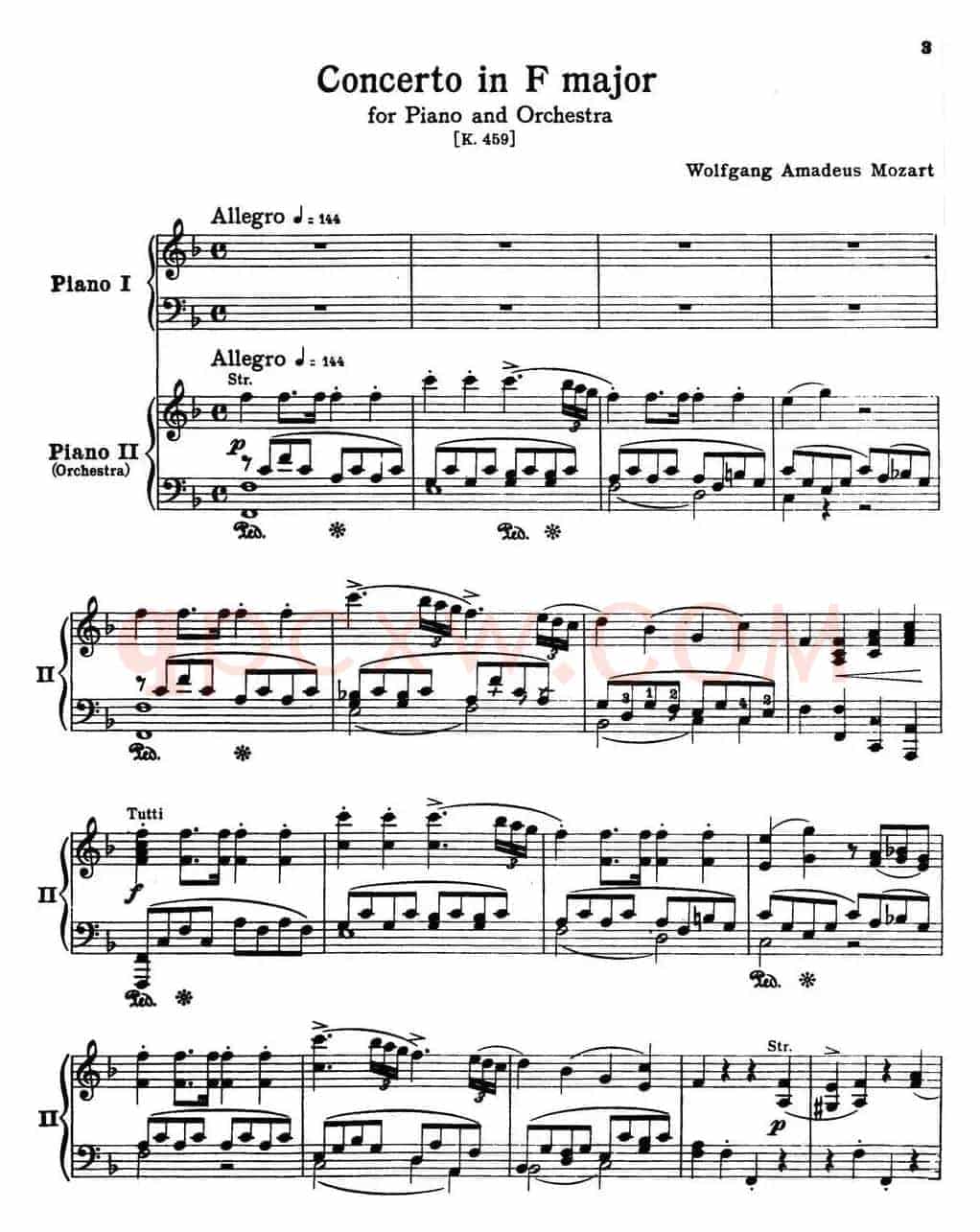 二十八部钢琴协奏曲 No.19（P1-15）