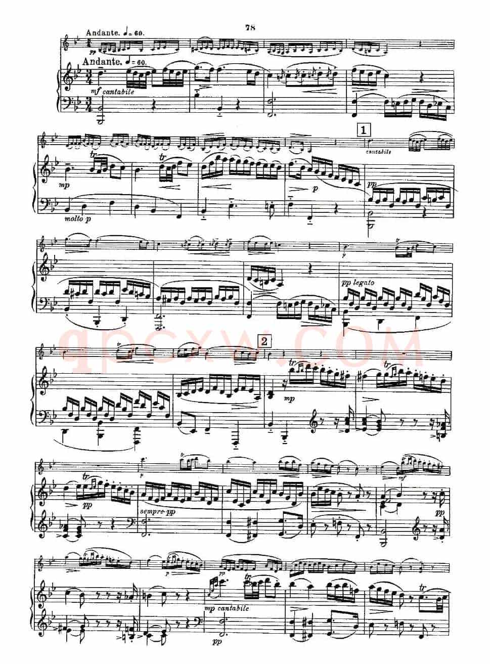 Mozart - Violin Sonata No.7, KV. 376（第七小提琴奏鸣曲）