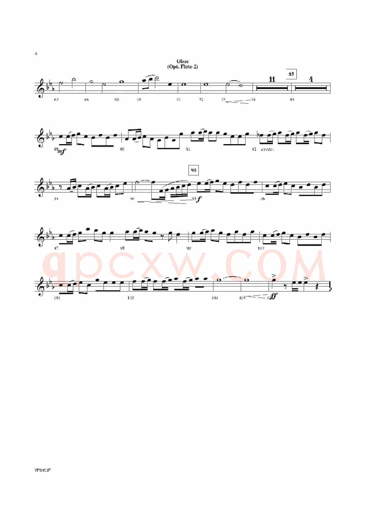 Dance of Harlequins(双簧管分谱)