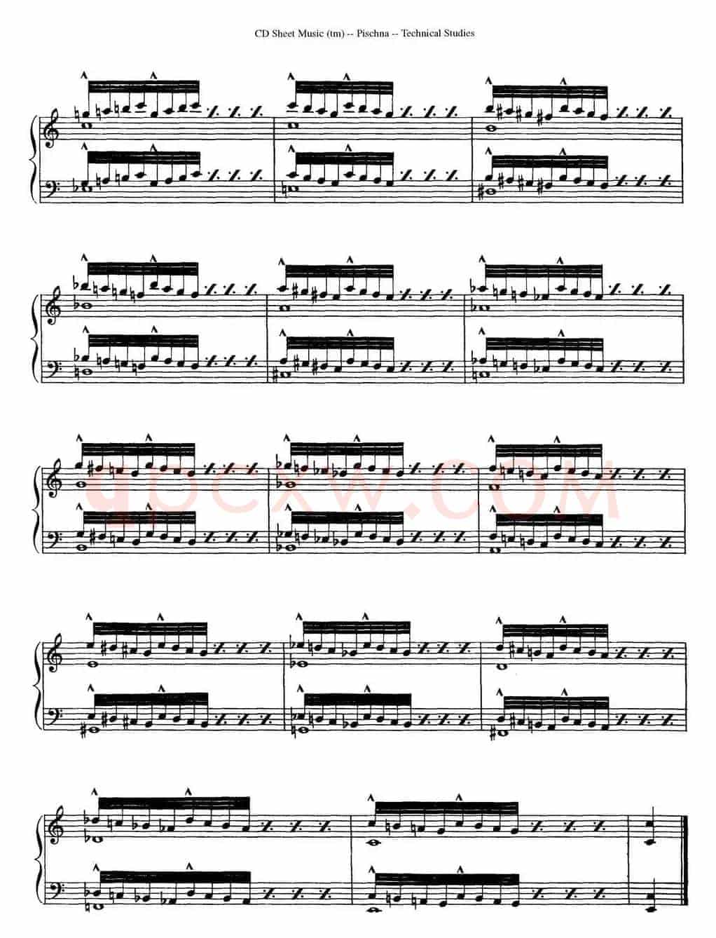 Technical Studies 60 Progressive Exercises (60首钢琴循序渐进练习曲 P21——30)