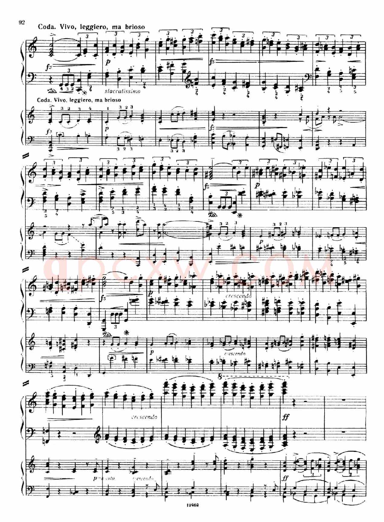 Piano Concerto No.2 in c Minor Op.50(c小调第二钢琴协奏曲·Ⅲ·双钢琴)