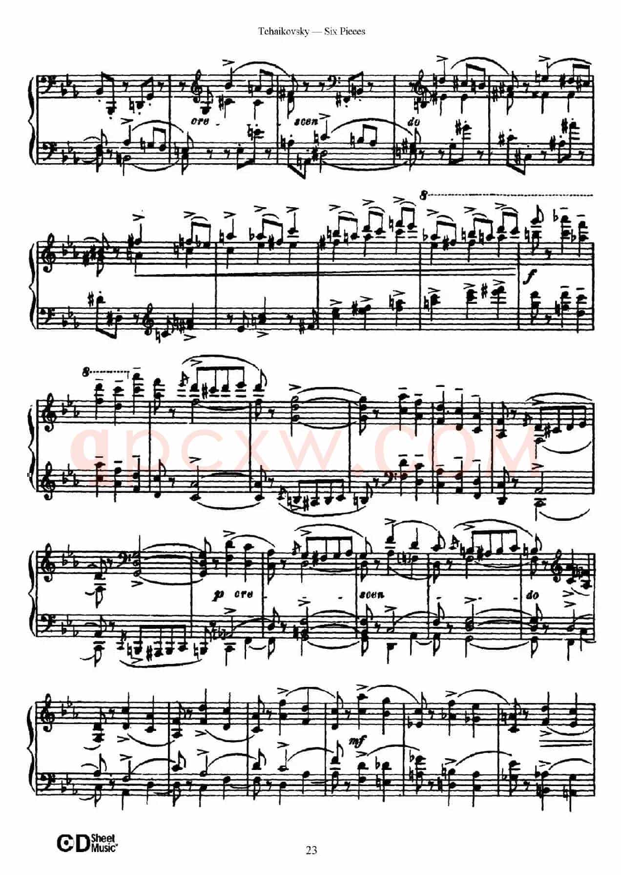 Six Pieces Op.51(6首小品·3)