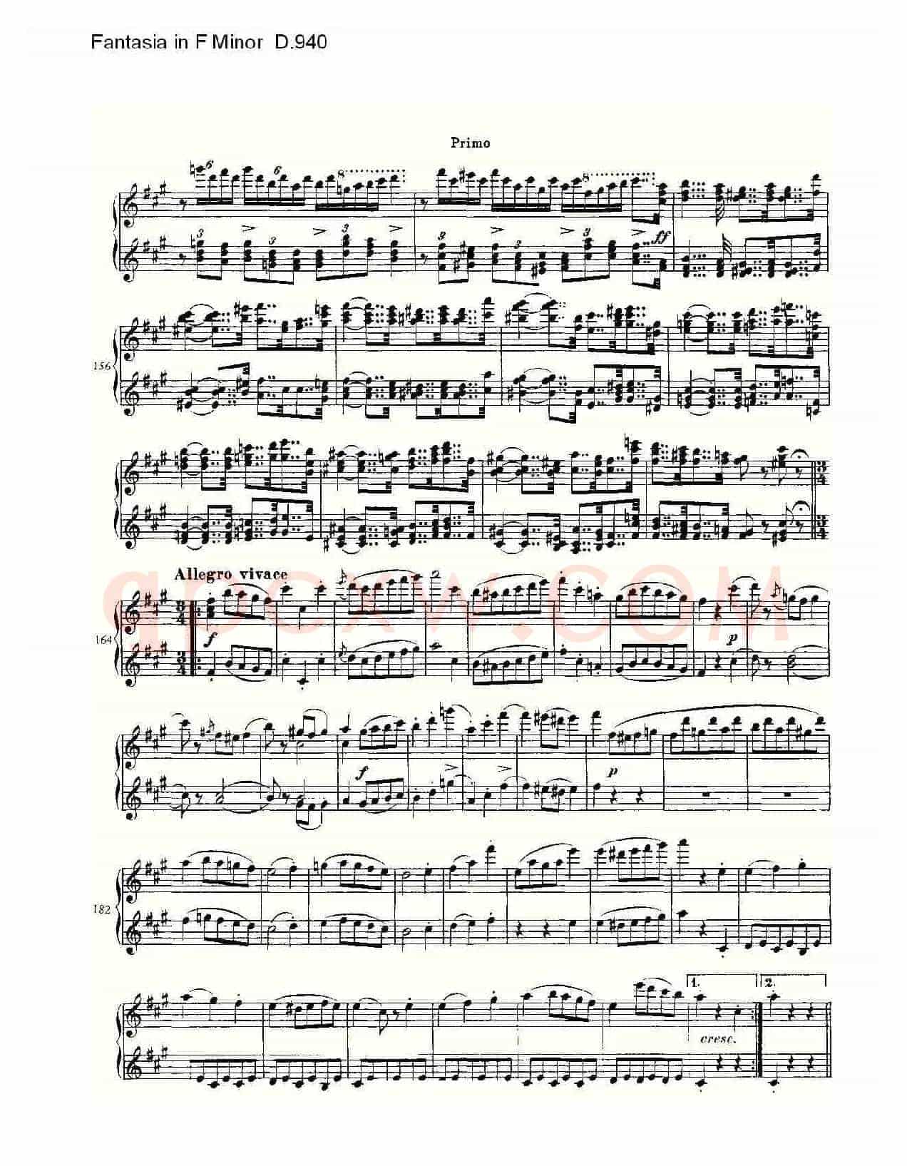 Fantasia in F Minor D.940（F小调幻想曲D.940）