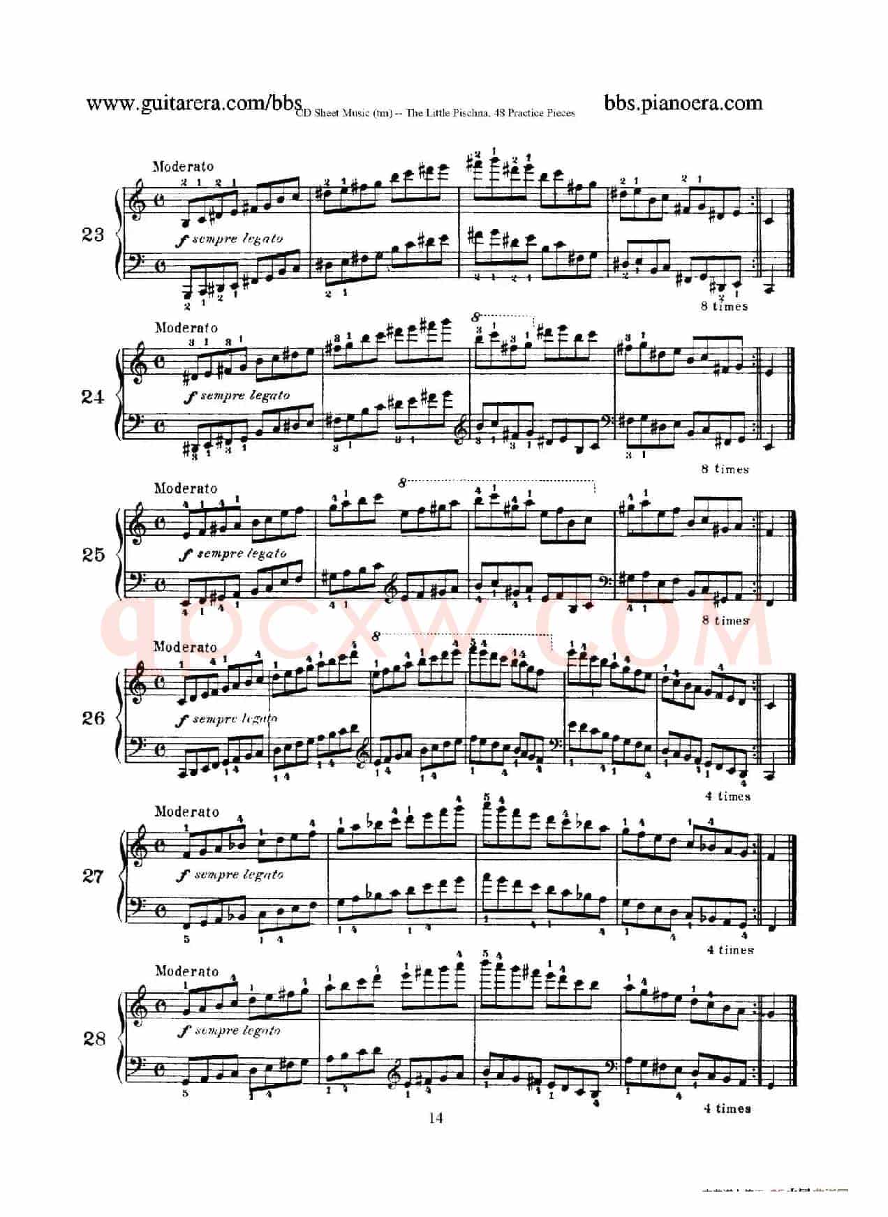 48 Practice Pieces(四十八首钢琴练习曲)