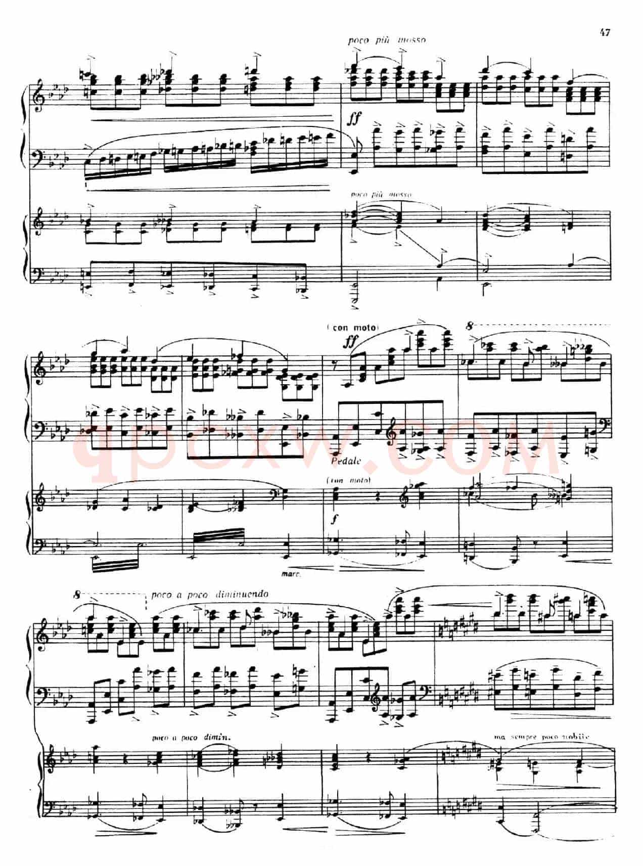 Piano Concerto No.2 in c Minor Op.50(c小调第二钢琴协奏曲·Ⅱ·双钢琴)
