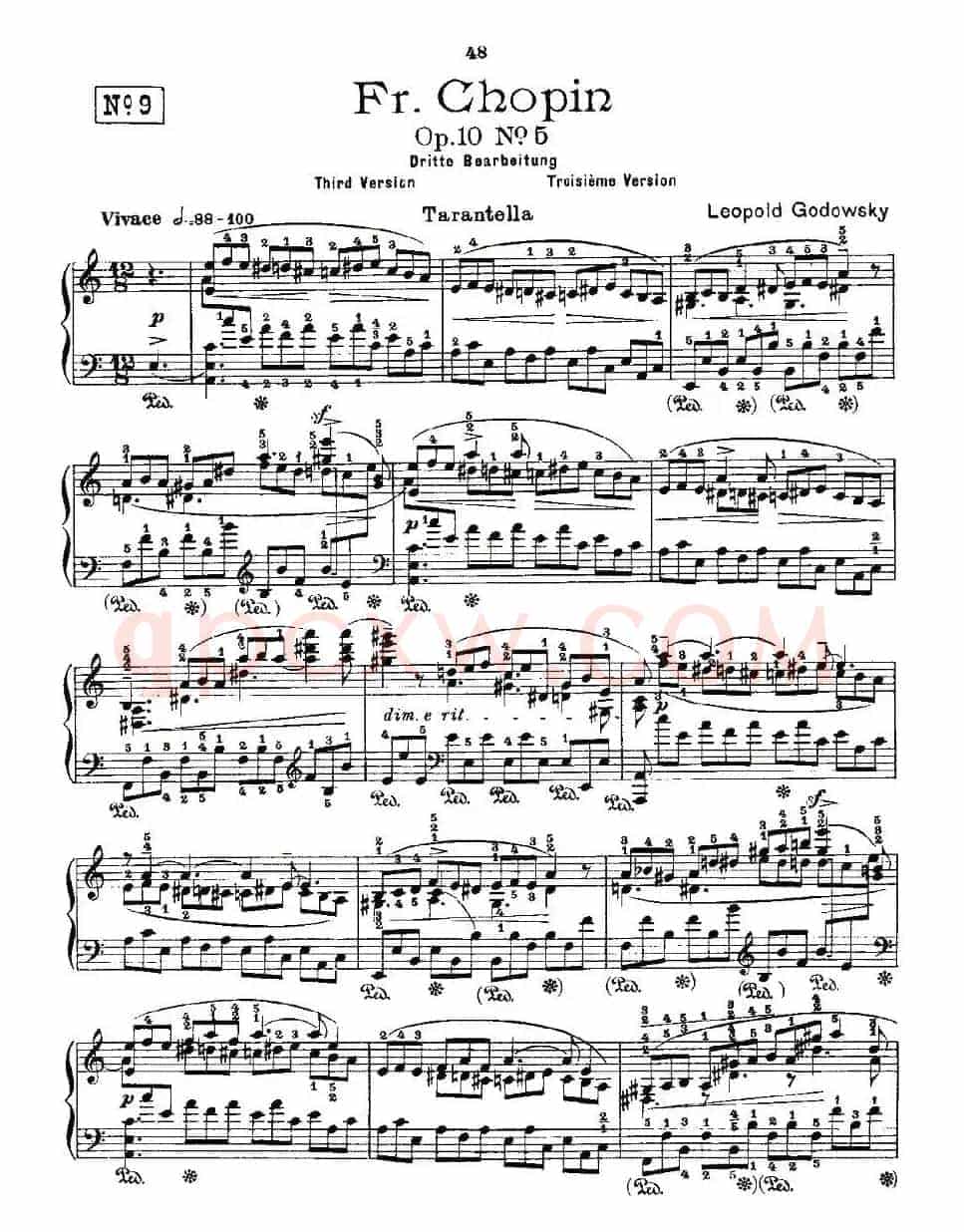 肖邦《练习曲》Fr.Chopin Op.10 No5-3