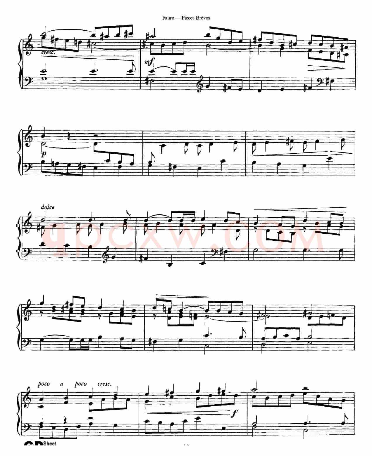 Pieces Breves Op.84（Ⅲ）