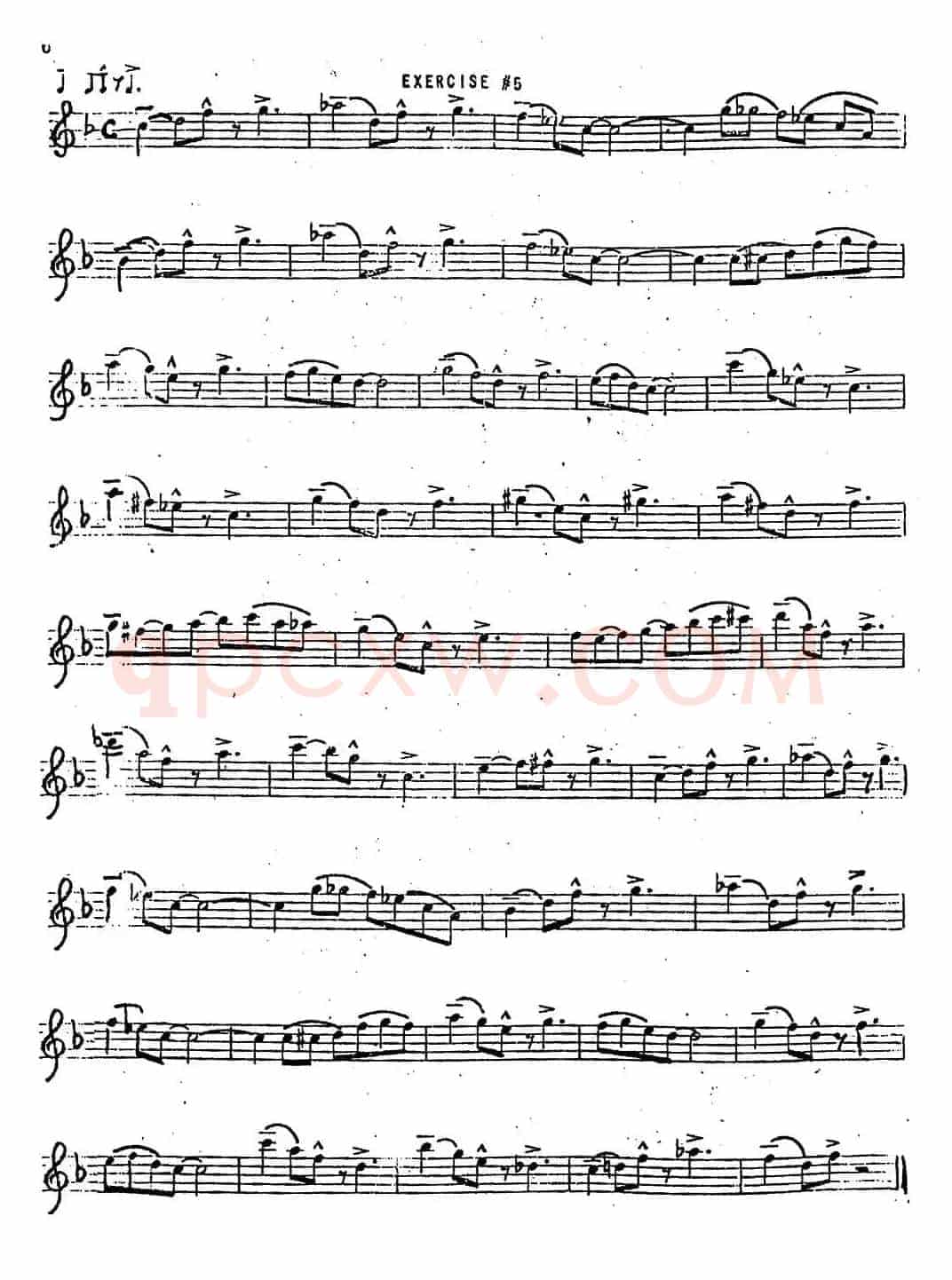Intermediate Jazz Conception by Lennie Niehaus（20 Jazz Exercises）