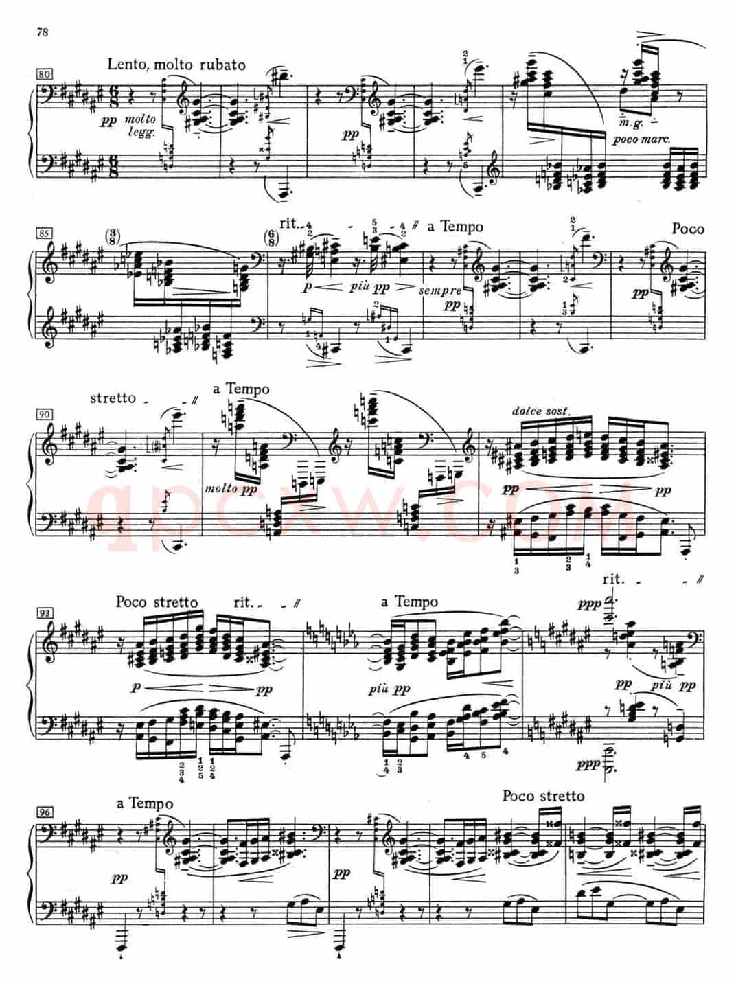 德彪西12首钢琴练习曲(12 和弦练习v1.0 accords)