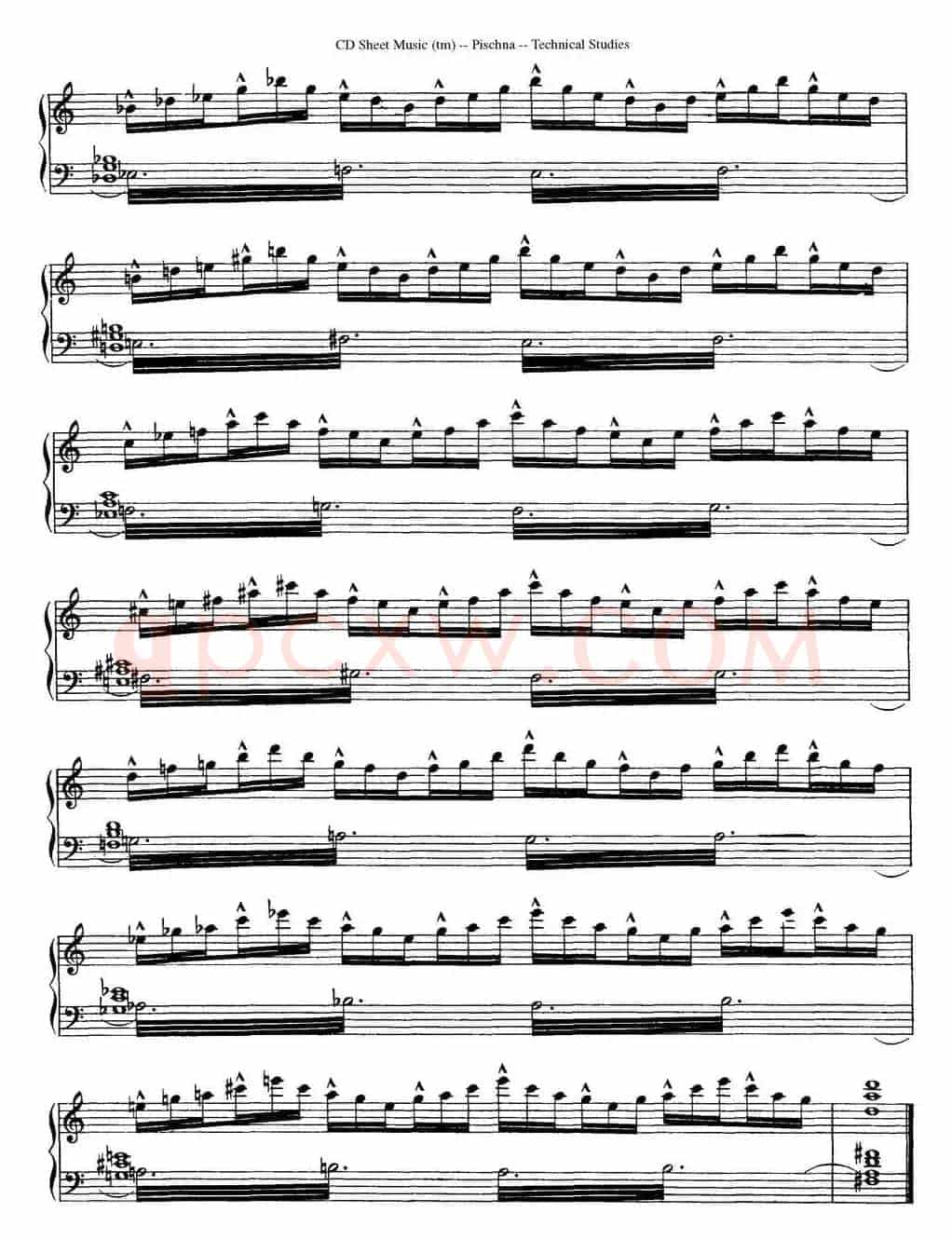Technical Studies 60 Progressive Exercises （60首钢琴循序渐进练习曲 P11——20）