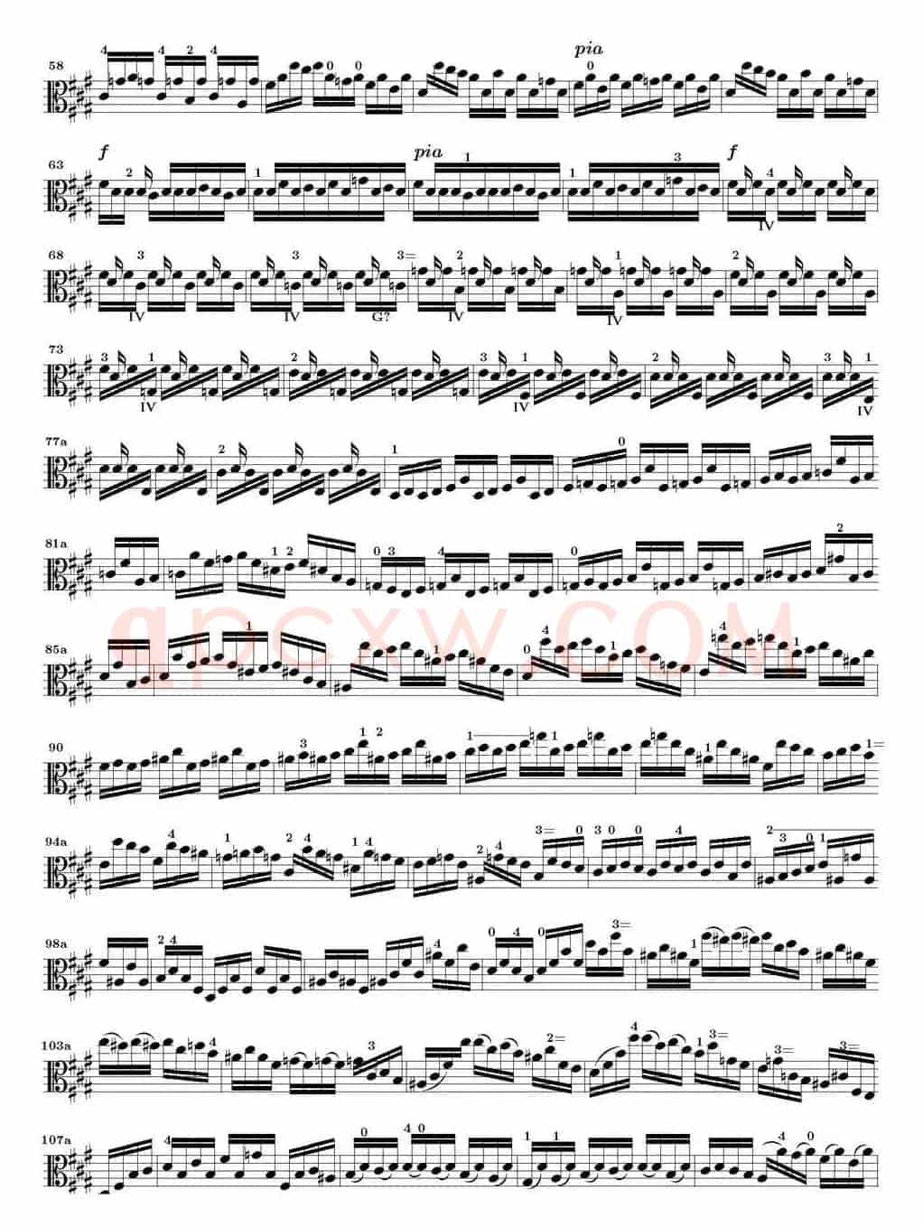 Bach Sonata BWV1006（无伴奏小提琴组曲）