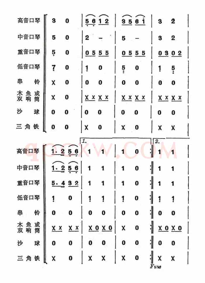 我心爱的小马车（合奏）