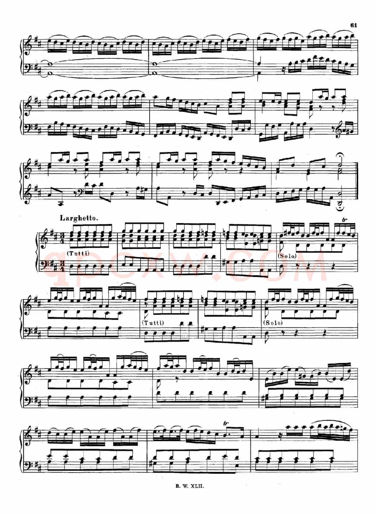 16 Concertos BWV 972-987(十六首为独奏古钢琴而作的协奏曲)(P1——10)